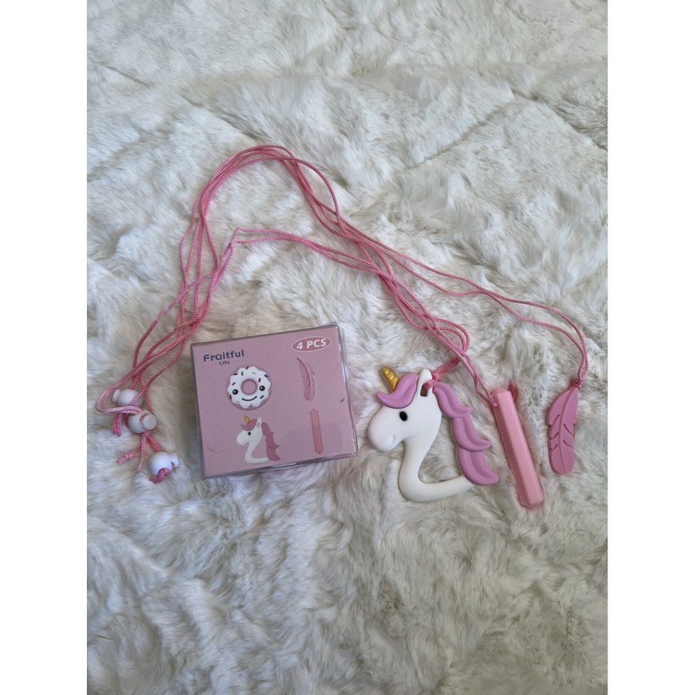 NWT Toddler Girl Chew Adjustable Necklace Bundle